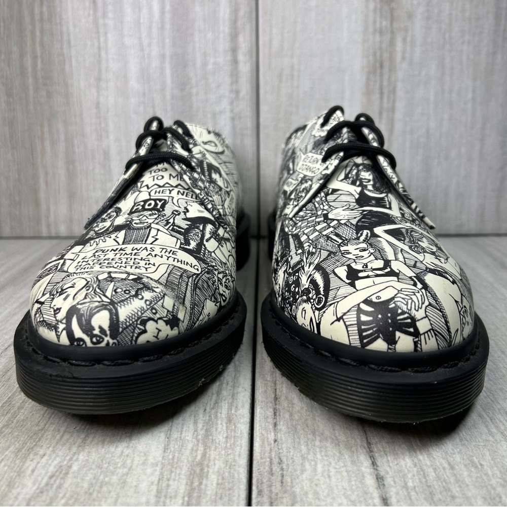 RARE NEW Dr. Martens 1461 Docs Mark Wigan Party People Mens Size 10 Wmns 11 - Picture 5 of 13